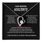 To My Soulmate Forever Love Necklace
